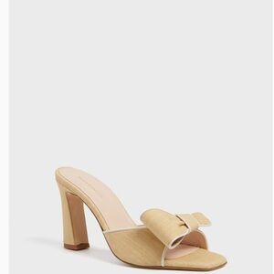 Tuckernuck linen bow Sadie heel.